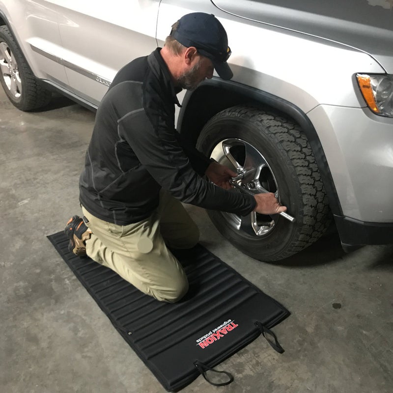 Traxion 1-500 VersaMat Roll-Up High Density Foam Utility Mat, Black - Image 3